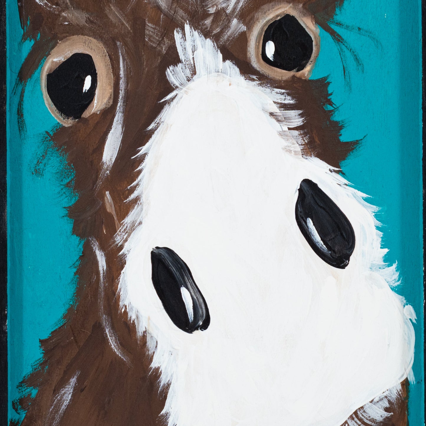 Royce The Donkey Framed Painting | 8" x 11" | The Painted Attic