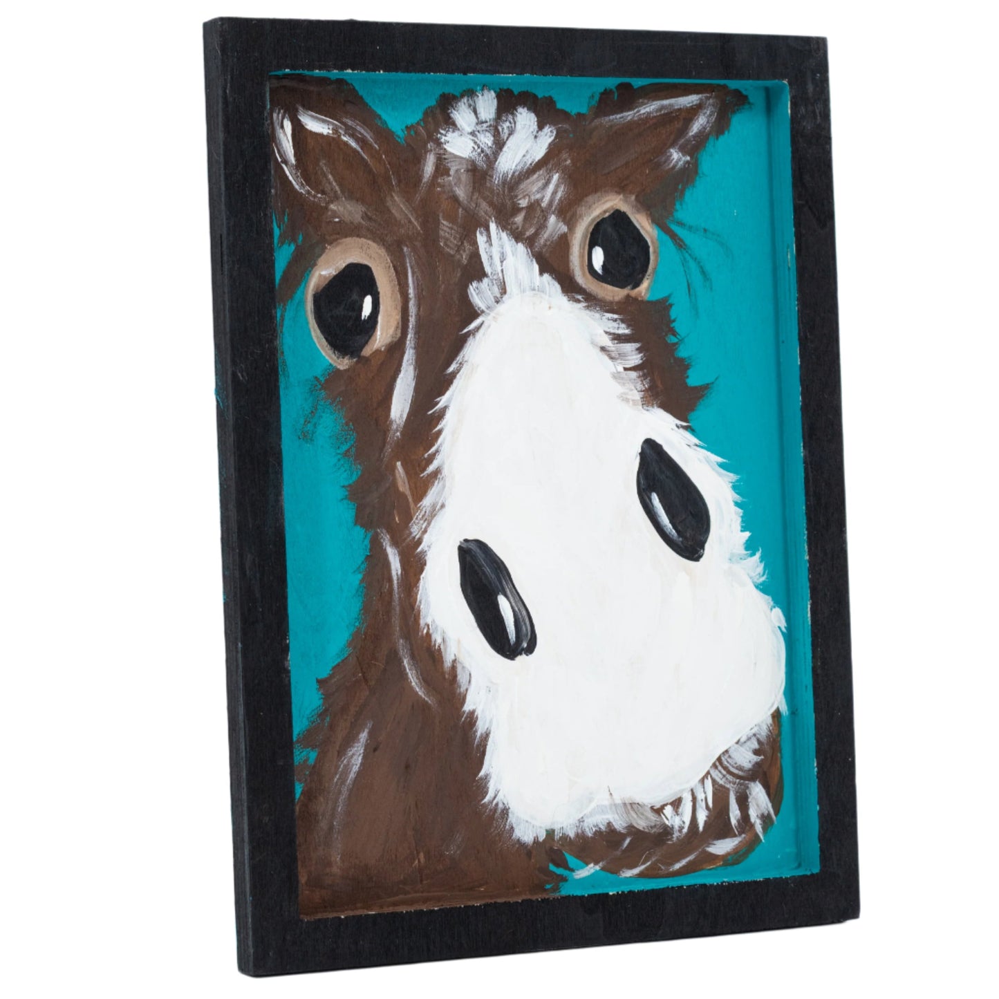 Royce The Donkey Framed Painting | 8" x 11" | The Painted Attic