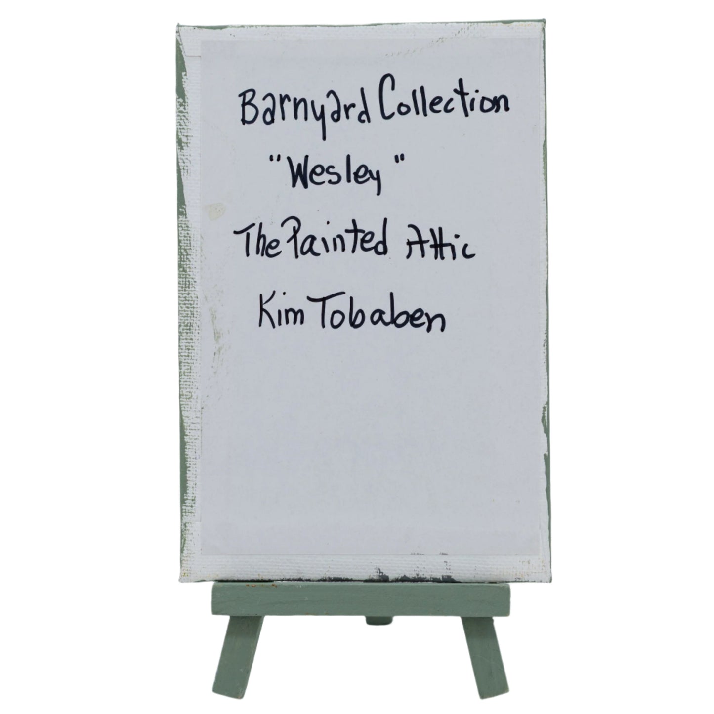 Wesley The Goat Easel Painting | 4" x 6" | The Painted Attic
