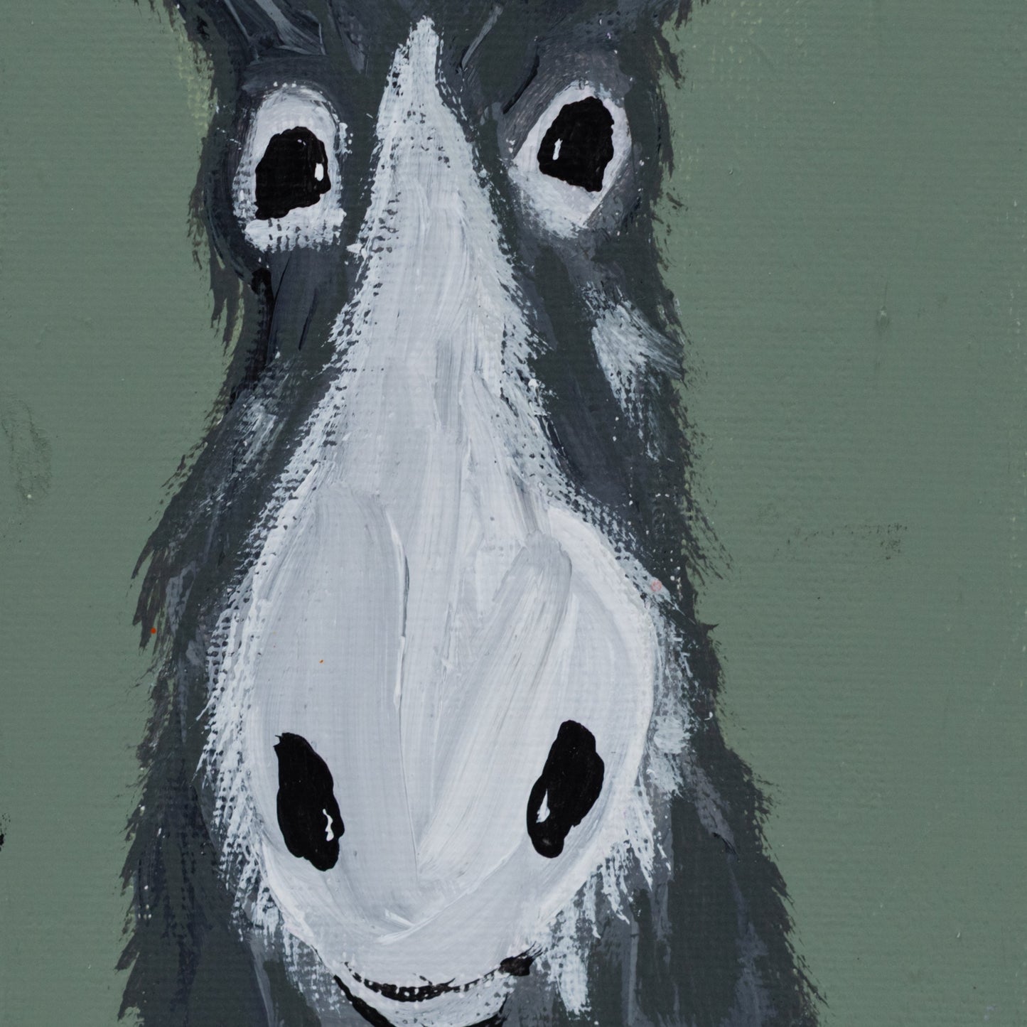 Wesley The Goat Easel Painting | 4" x 6" | The Painted Attic