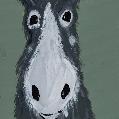 Wesley The Goat Easel Painting | 4" x 6" | The Painted Attic