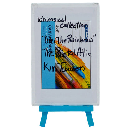 Over The Rainbow Easel Canvas Painting | 4" x 6" | The Painted Attic