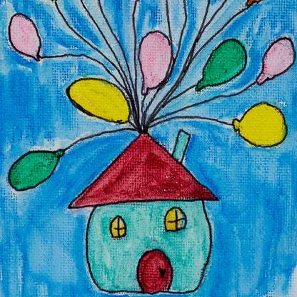 Over The Rainbow Easel Canvas Painting | 4" x 6" | The Painted Attic