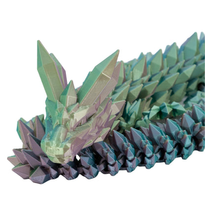 3D Printed Crystal Dragon | Multiple Colors | Black Sheep Products LLC