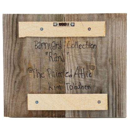 Rand the Sheep Wooden Canvas Painting | 10.75" x 9" | The Painted Attic
