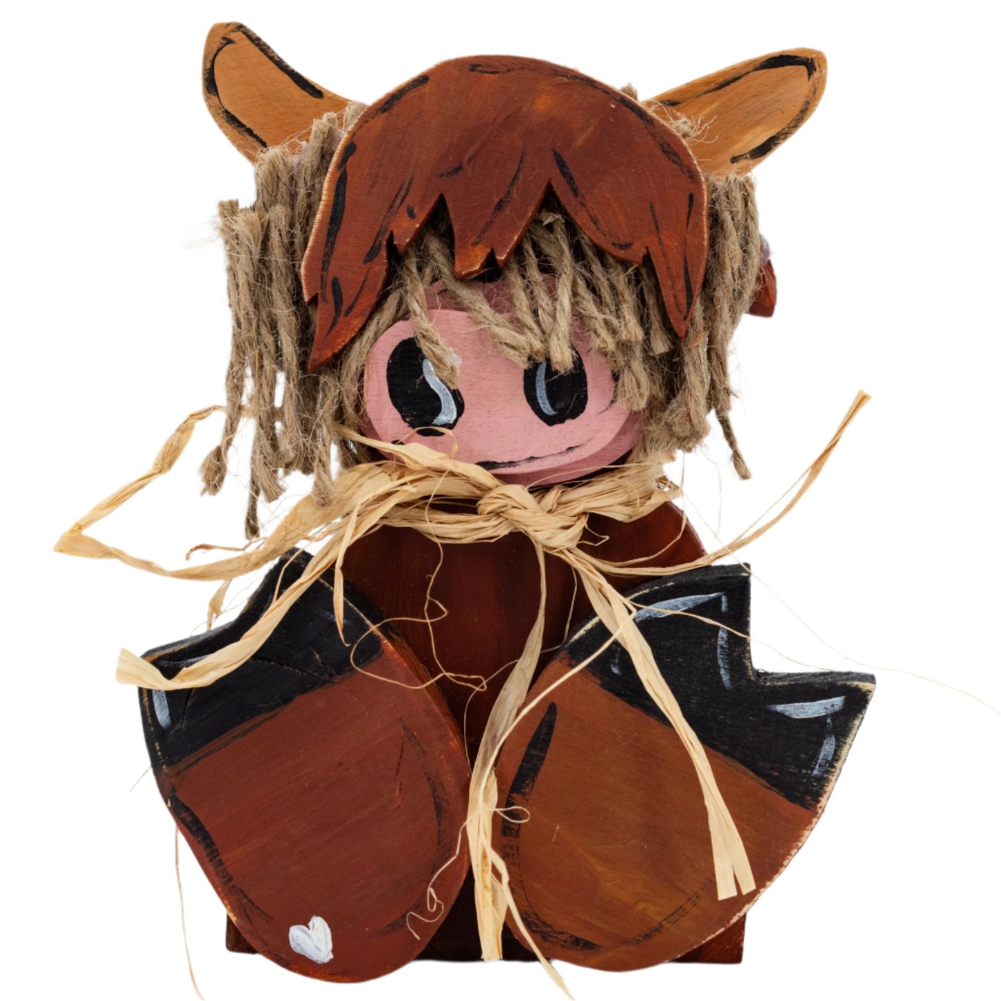 West Highland Cow Rustic Wooden Decoration | 5.5" x 7" | Multiple Designs | The Painted Attic