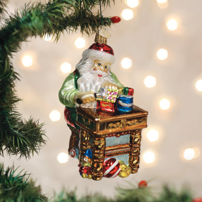 Workshop Santa Ornament