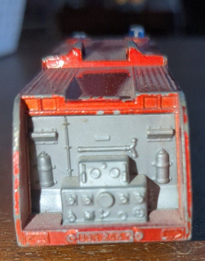 Vintage Firetruck Fire Engine Matchbox Merryweather 1969 Lesney England ft1