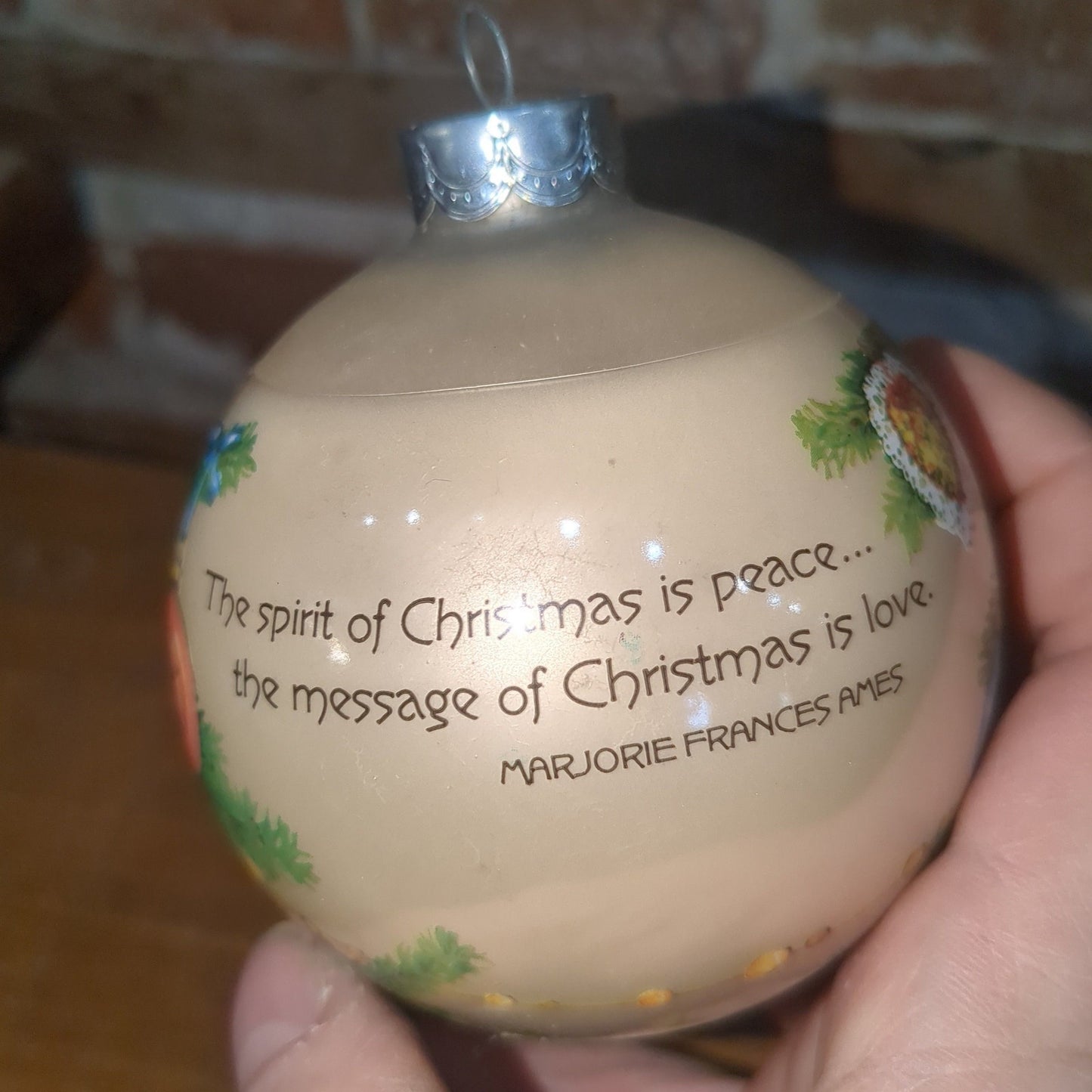 Vintage Glass Hallmark Ornament 1977