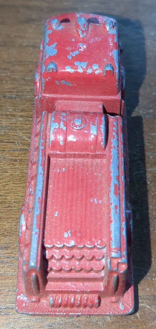Vintage Midgetoy Red Diecast 3.5" Firetruck Pumper 1950s ft7