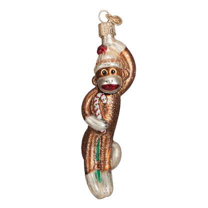 Sock Monkey Ornament
