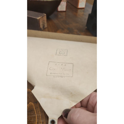 Vintage Player Piano Word Roll "Cool Water" Mountain Song QRS Jeff Watters