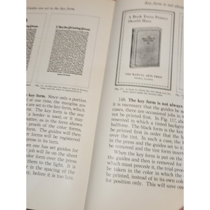 Vintage Hardcover Book Elementary Platen Presswork Ralph W. Polk 1931 Vb91