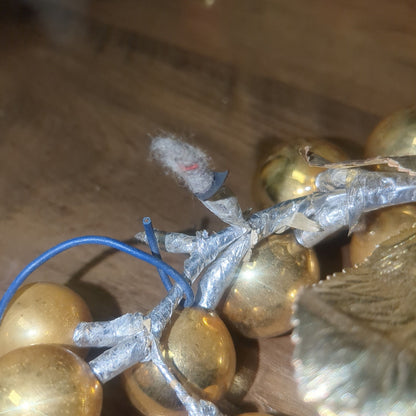 Vintage Mercury Glass Grape Cluster Ornament