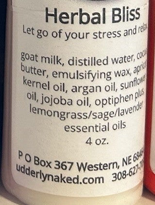 Udderly Naked Goat Milk Lotion Summertime UN13
