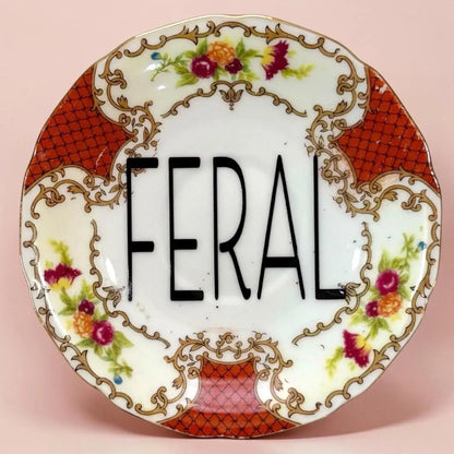 FERAL Vintage Plate