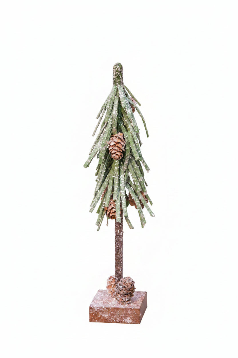 Glittered Pinecone Tree, 10 inch
