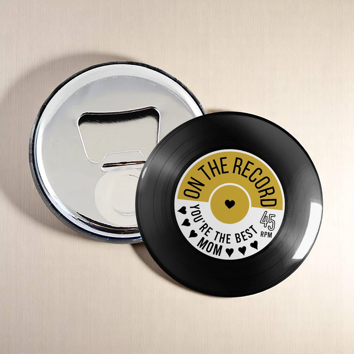 Tap and Play | Scannable Vinyl Record Magnets and Keychains: Mix Tape Music / Magnet