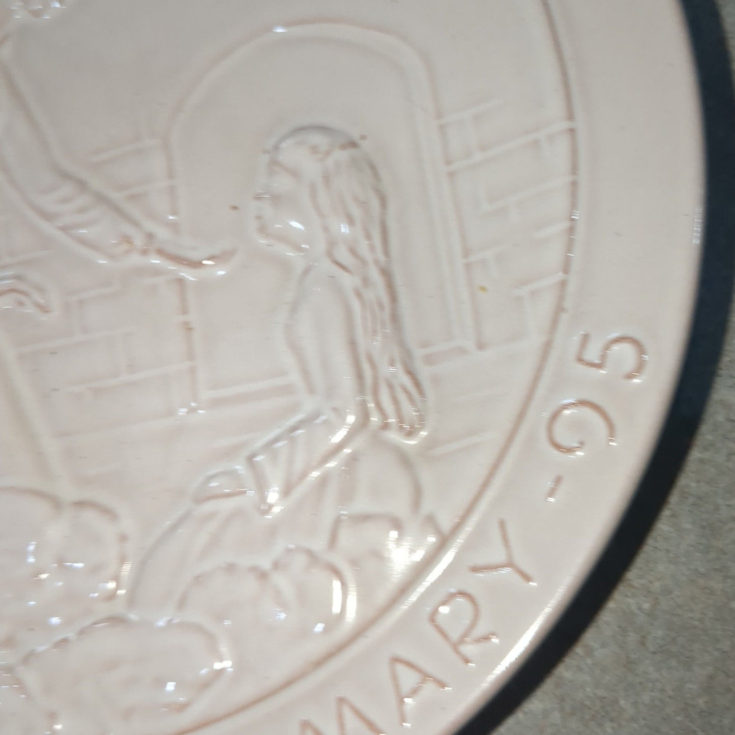 vintage francoma plate 1995 fear not Mary