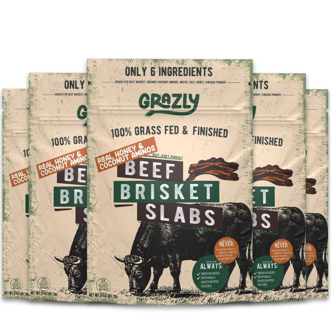 Raw Honey & Coconut Aminos Brisket Slabs 5 pack