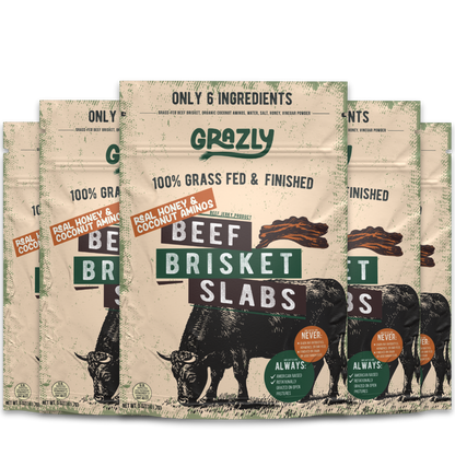 Raw Honey & Coconut Aminos Brisket Slabs 5 pack