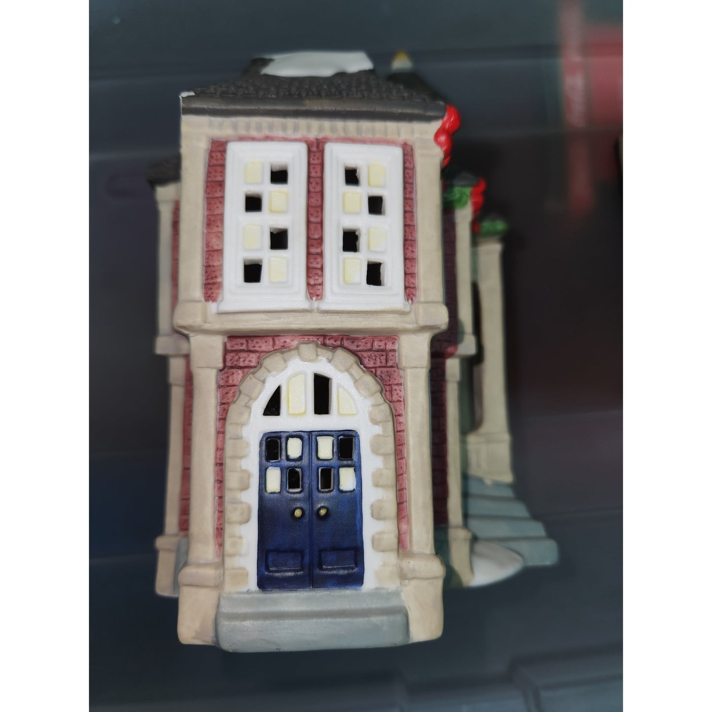 Coca-Cola Coke Town Square Collection Central High AS IS damaged roof cc41