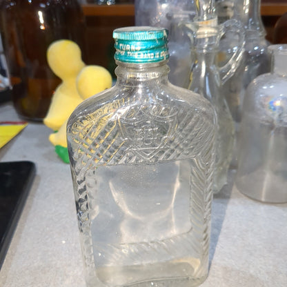 Vintage Liquor Bottle Glenmore Bourbon Clear Glass vlb2 g67