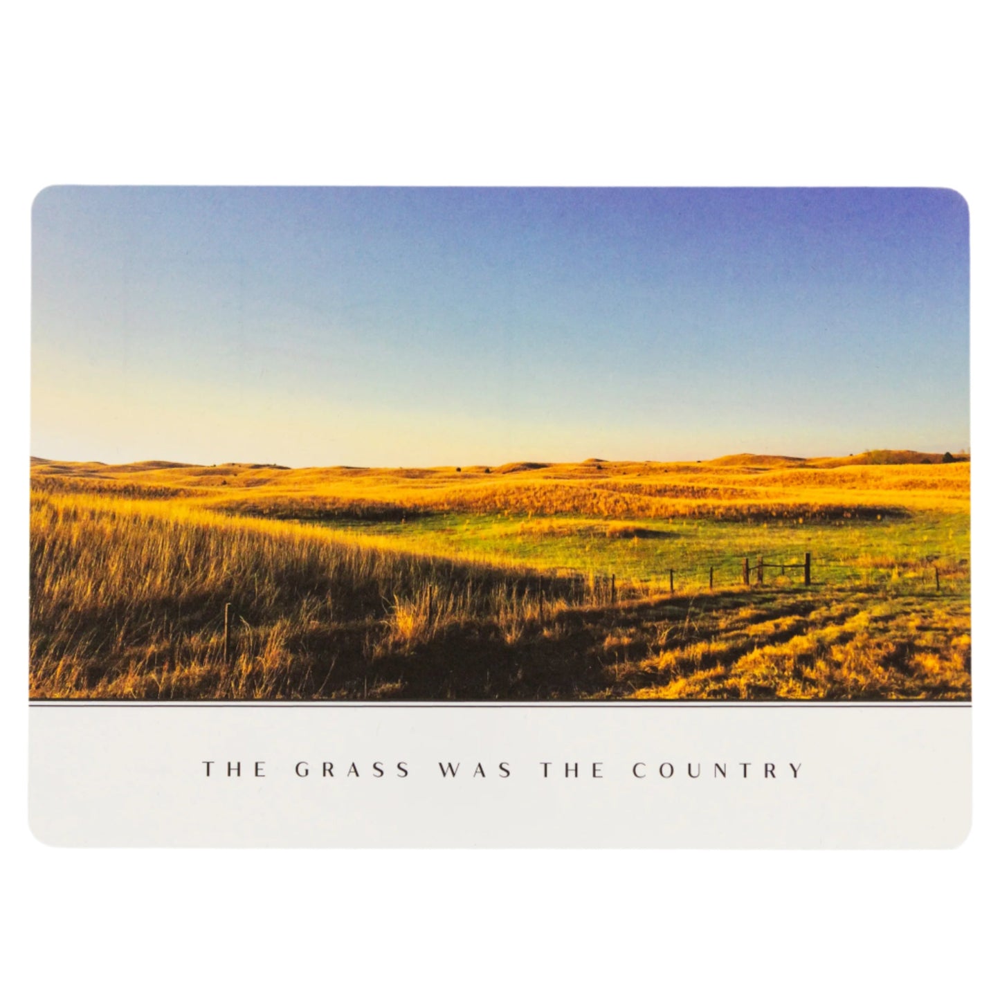 The Grass Was The Country Nebraska Postcard | 8 x 6 in | Sietsma Publishing