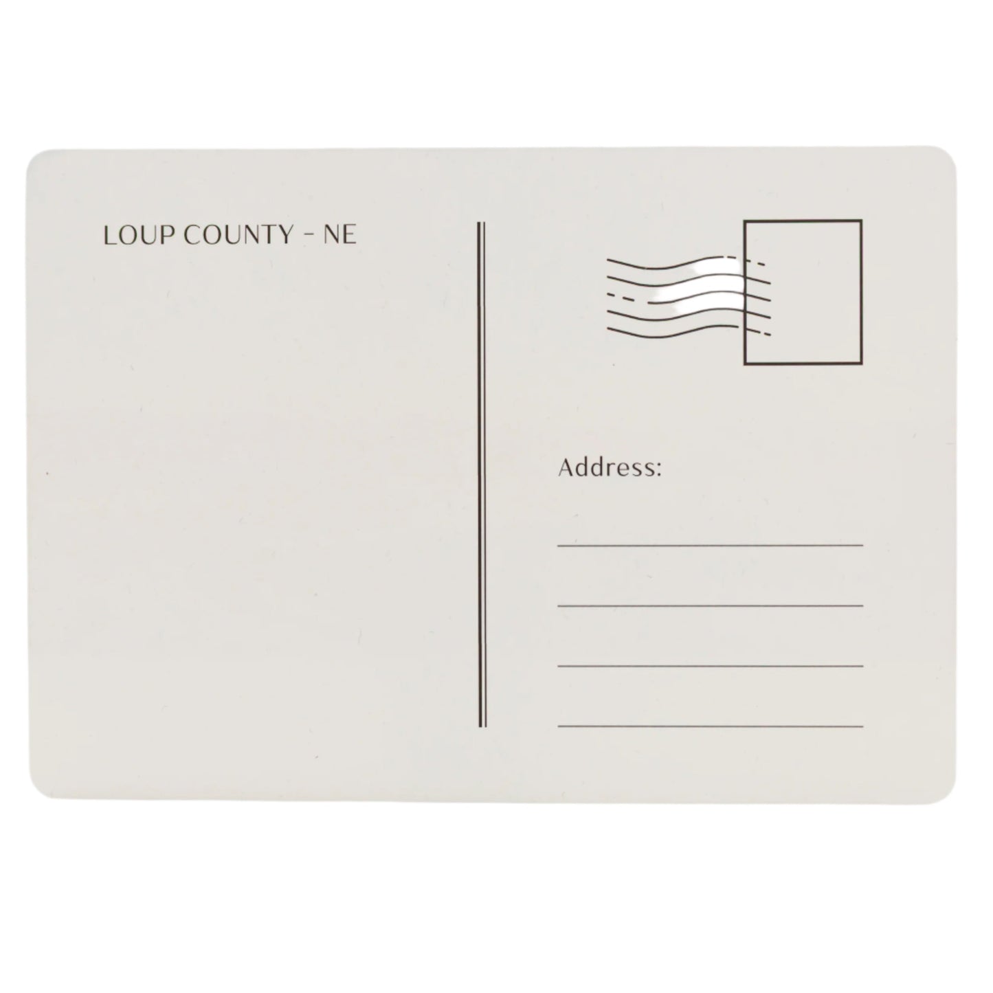 The Grass Was The Country Nebraska Postcard | 8 x 6 in | Sietsma Publishing