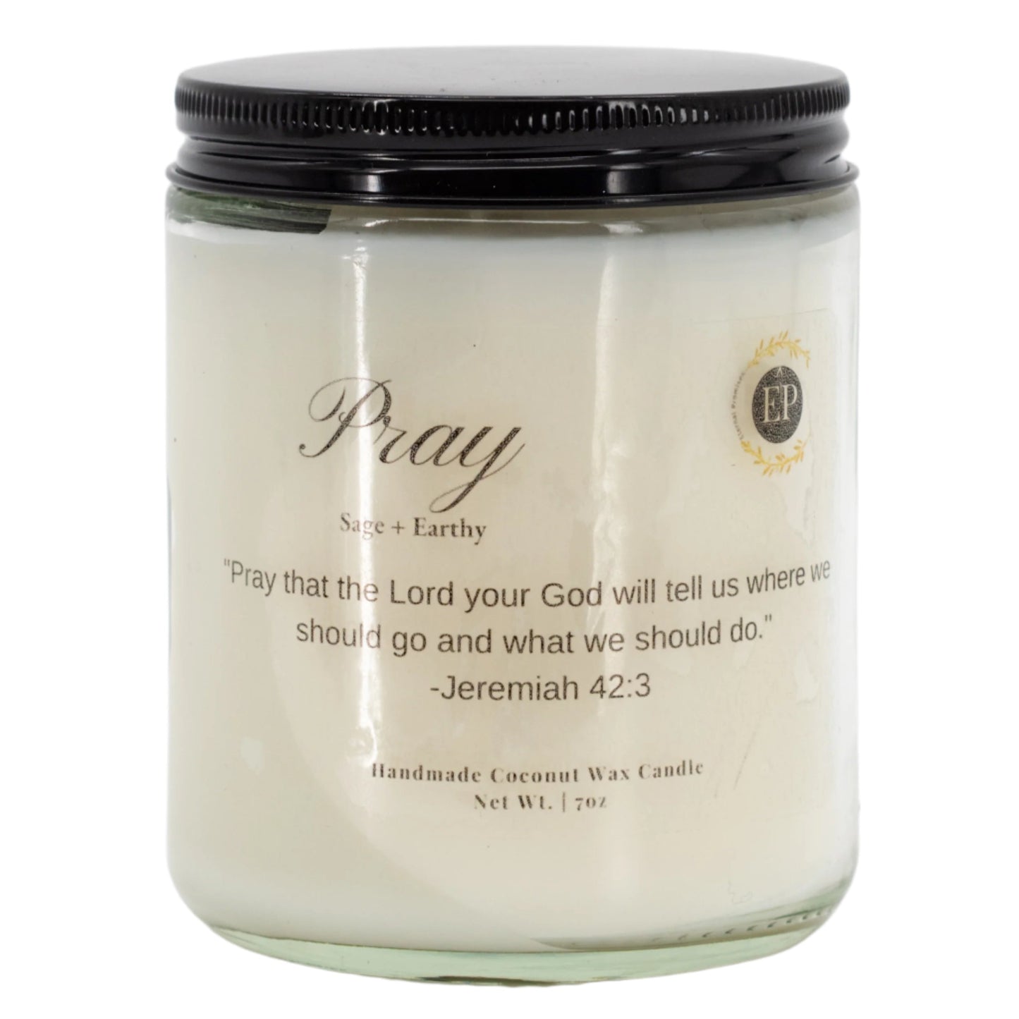 Pray Sage Scented Candle | 7 oz | Eternal Promises