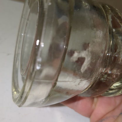 Vintage Hemingray #45 Clear Glass Insulator h645