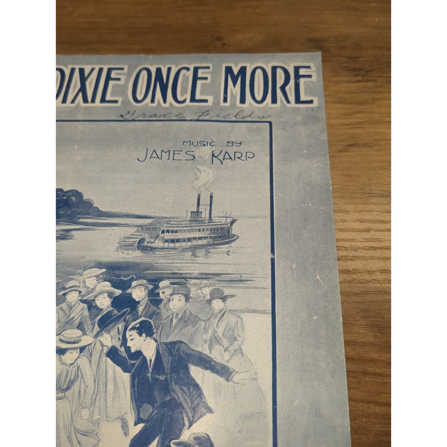 Antique Sheet Music Dixie is Dixie Once More 1919 Leo Turner & James Karp