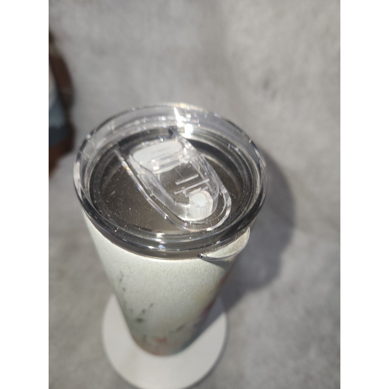 20 oz Stainless Steel Glitter Tumbler Be Your Own Kind of Beautiful tg61