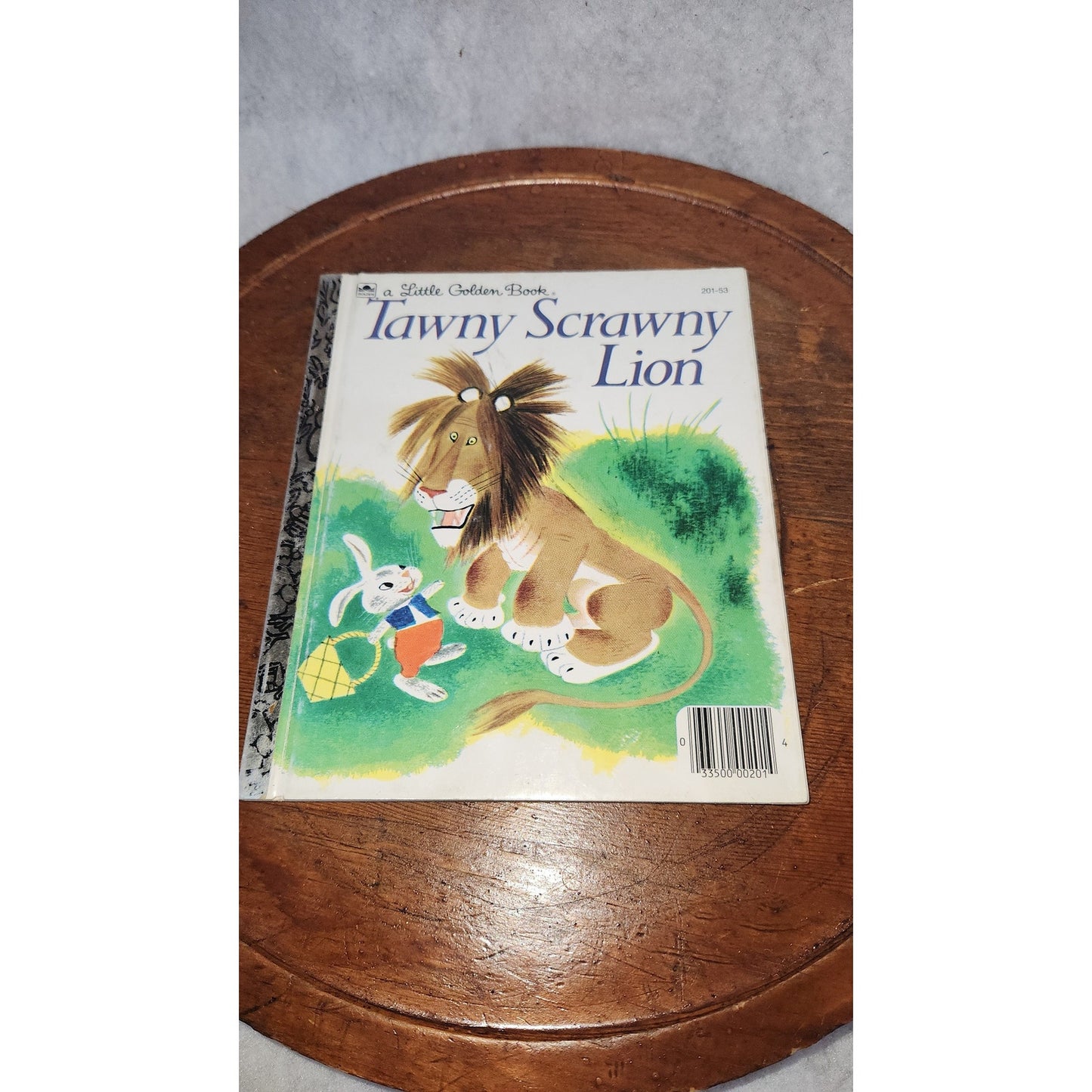 Vintage Little Golden Book Tawny Scrawny Lion