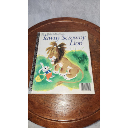 Vintage Little Golden Book Tawny Scrawny Lion