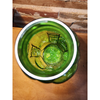 Vintage Anchor Hocking Green Glass 40 oz Water Juice Refrigerator Bottle Jar jar111