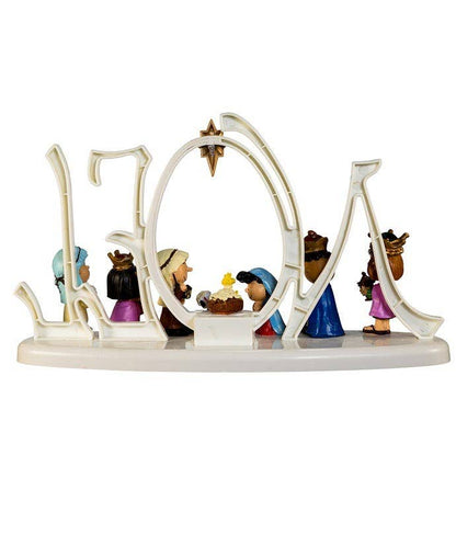 Peanuts Lighted Nativity pe1