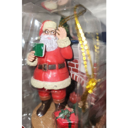 Sundblom Coca-Cola Santa By The Fireplace Ornament NEW In Box cc22