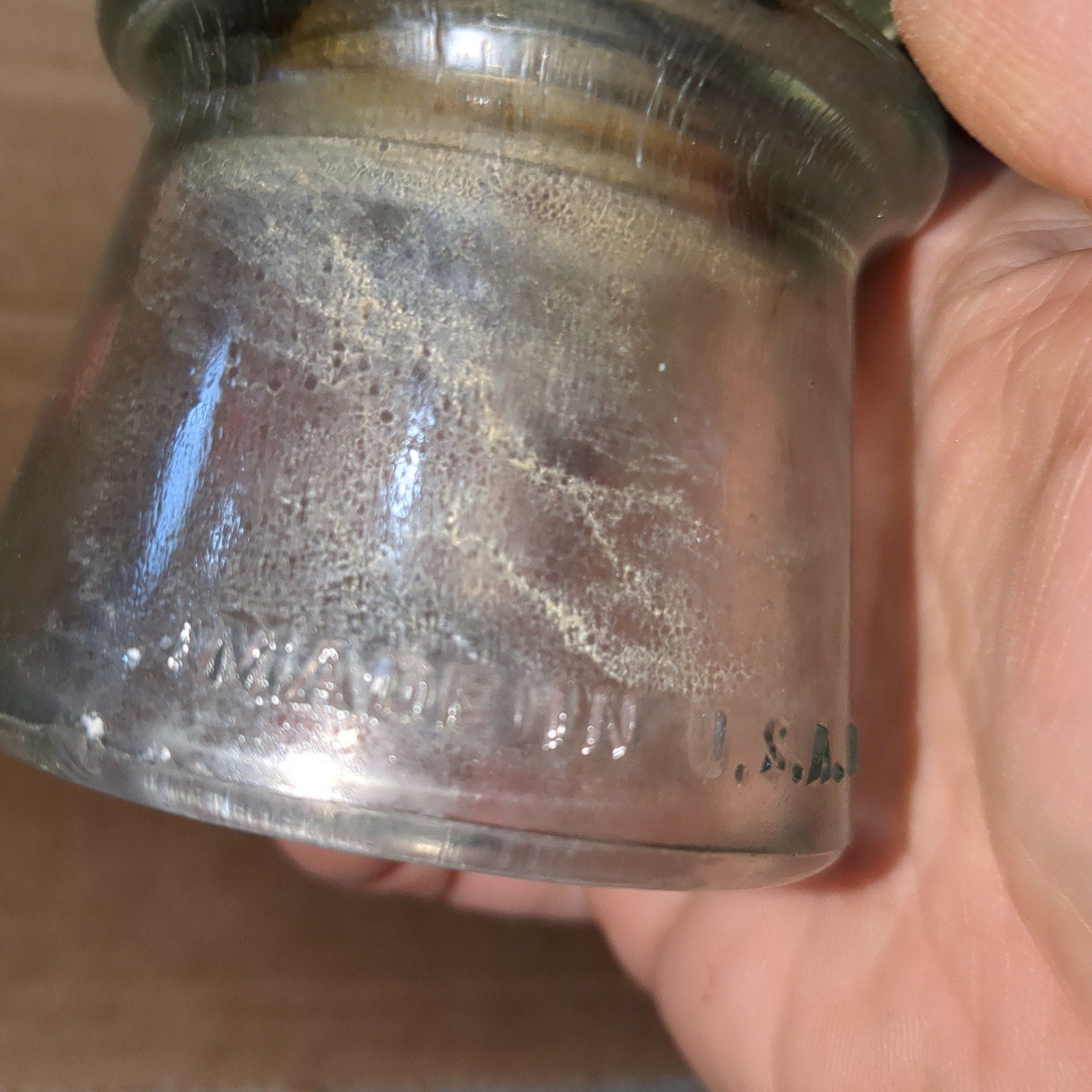Vintage Insulator Kerr No. 2 Clear Glass Made in U.S.A. 10 72 kerr