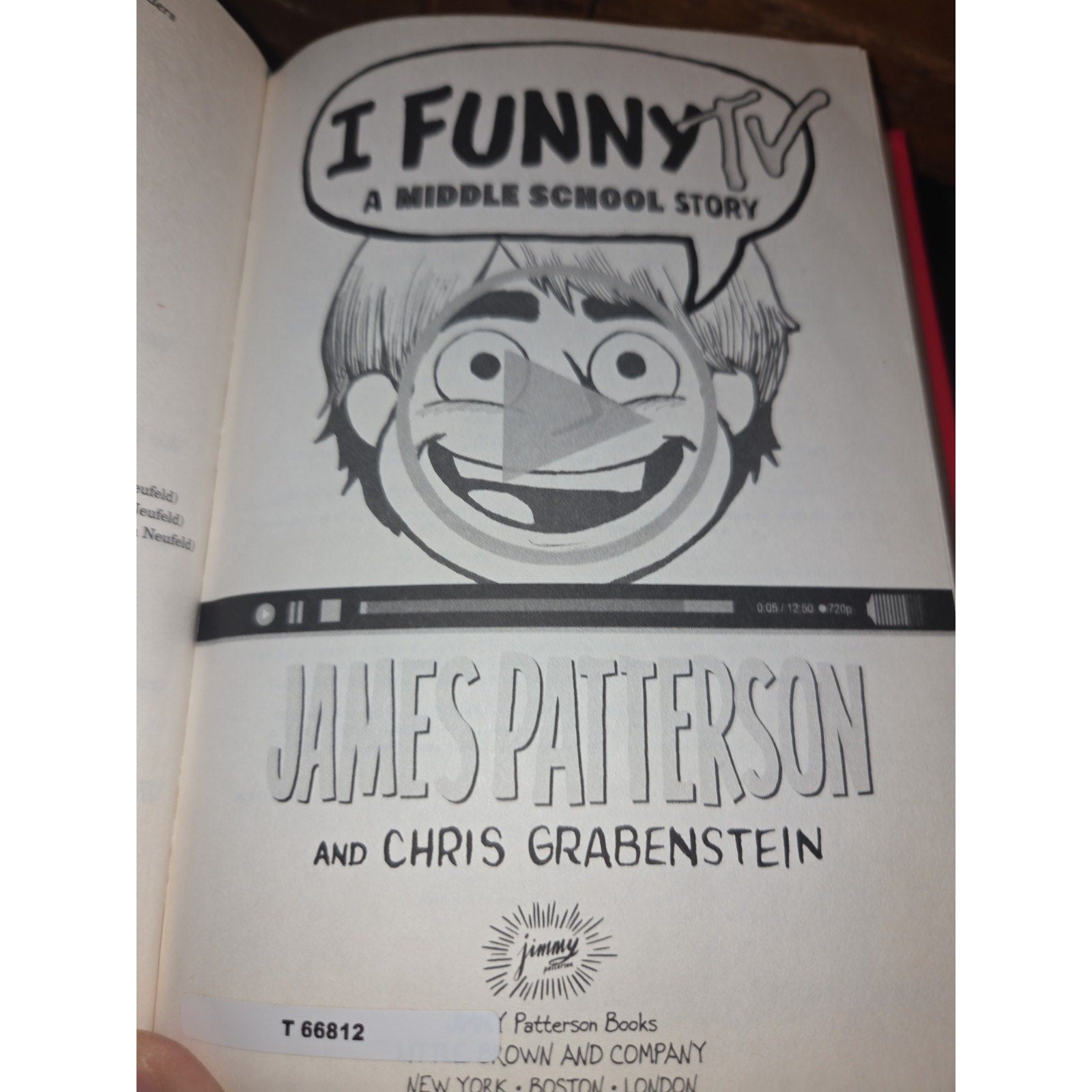 I Funny TV A Middle School Story James Patterson Chris Grabenstein