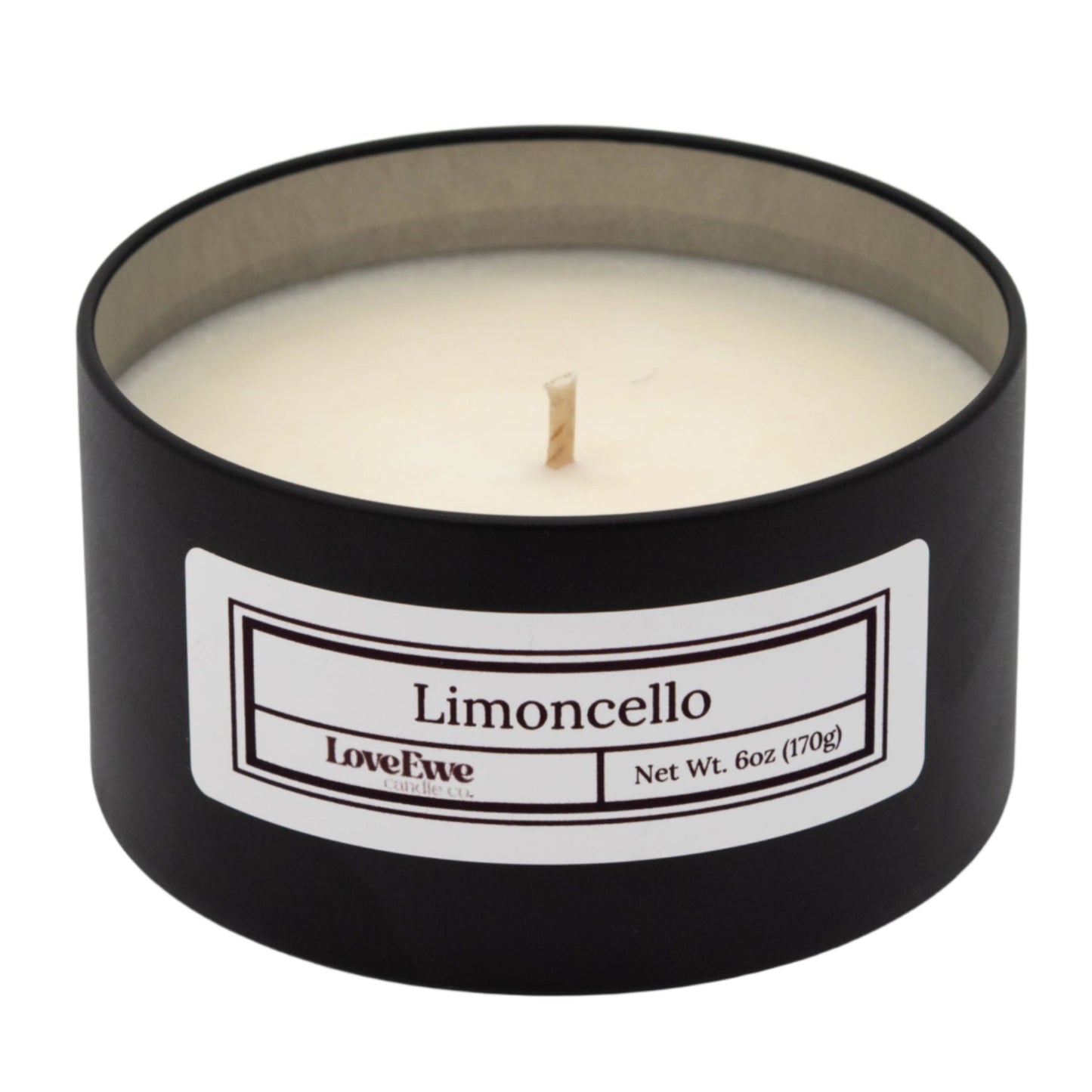 Limoncello Scented Candle | 6 oz | Love Ewe Candle Company