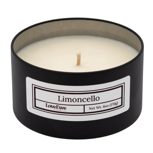Limoncello Scented Candle | 6 oz | Love Ewe Candle Company
