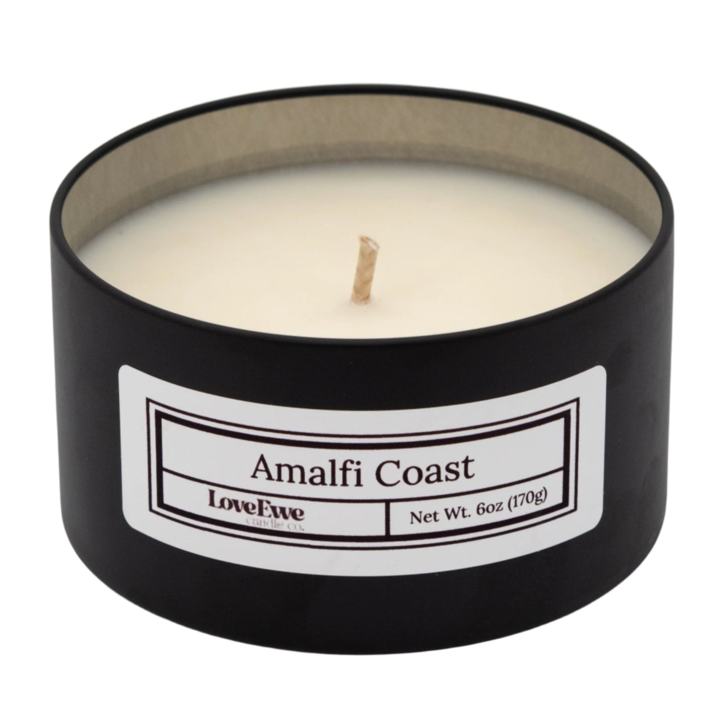 Amalfi Coast Scented Candle | 6 oz | Love Ewe Candle Company