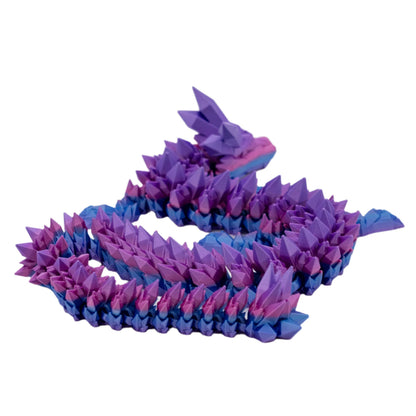 3D Printed Crystal Dragon | Multiple Colors | Black Sheep Products LLC