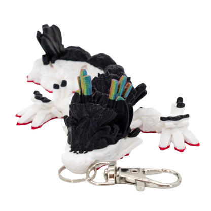 3D Printed Dragon Figurine Keychain | Multiple Colors | Black Sheep Products LLC