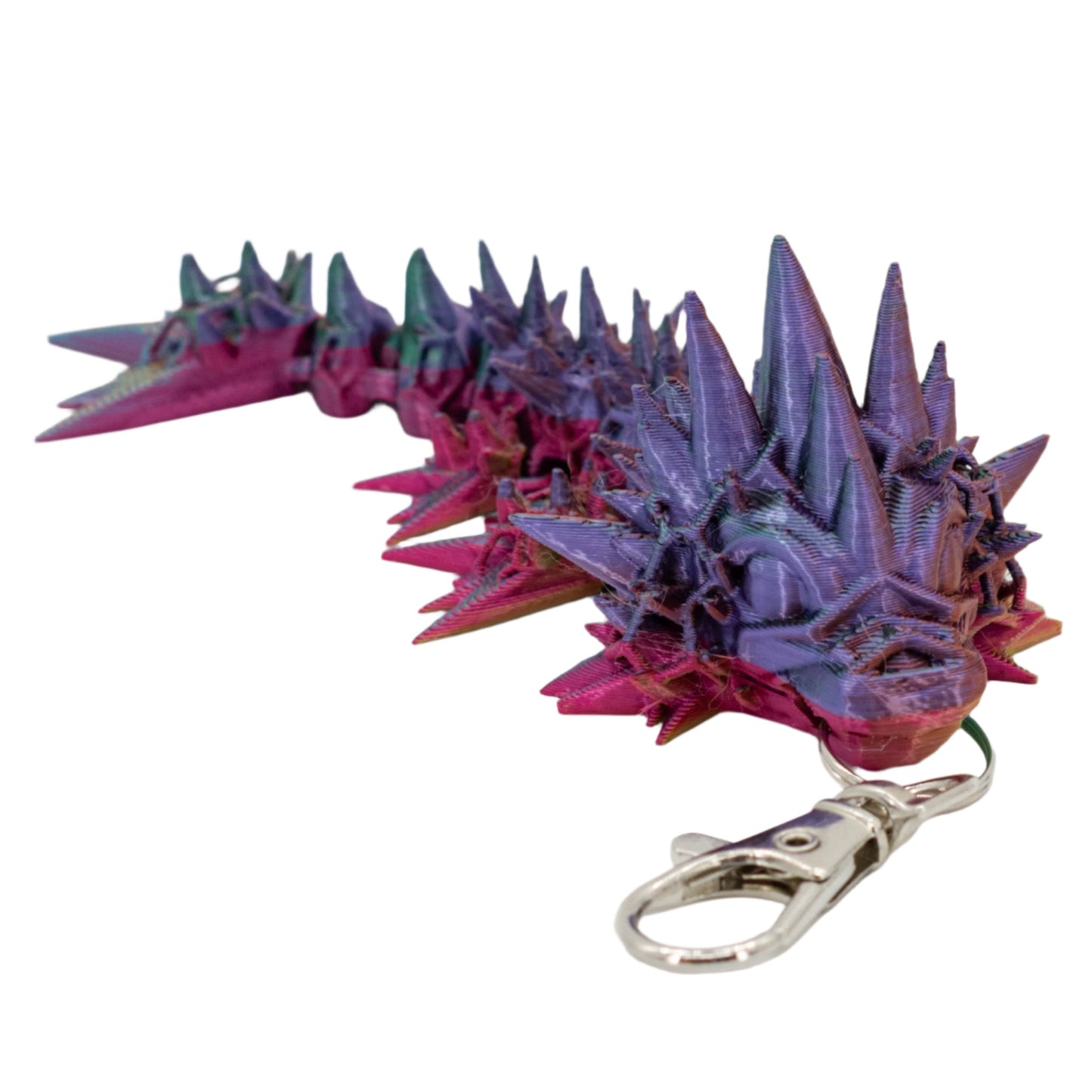 3D Printed Dragon Figurine Keychain | Multiple Colors | Black Sheep Products LLC
