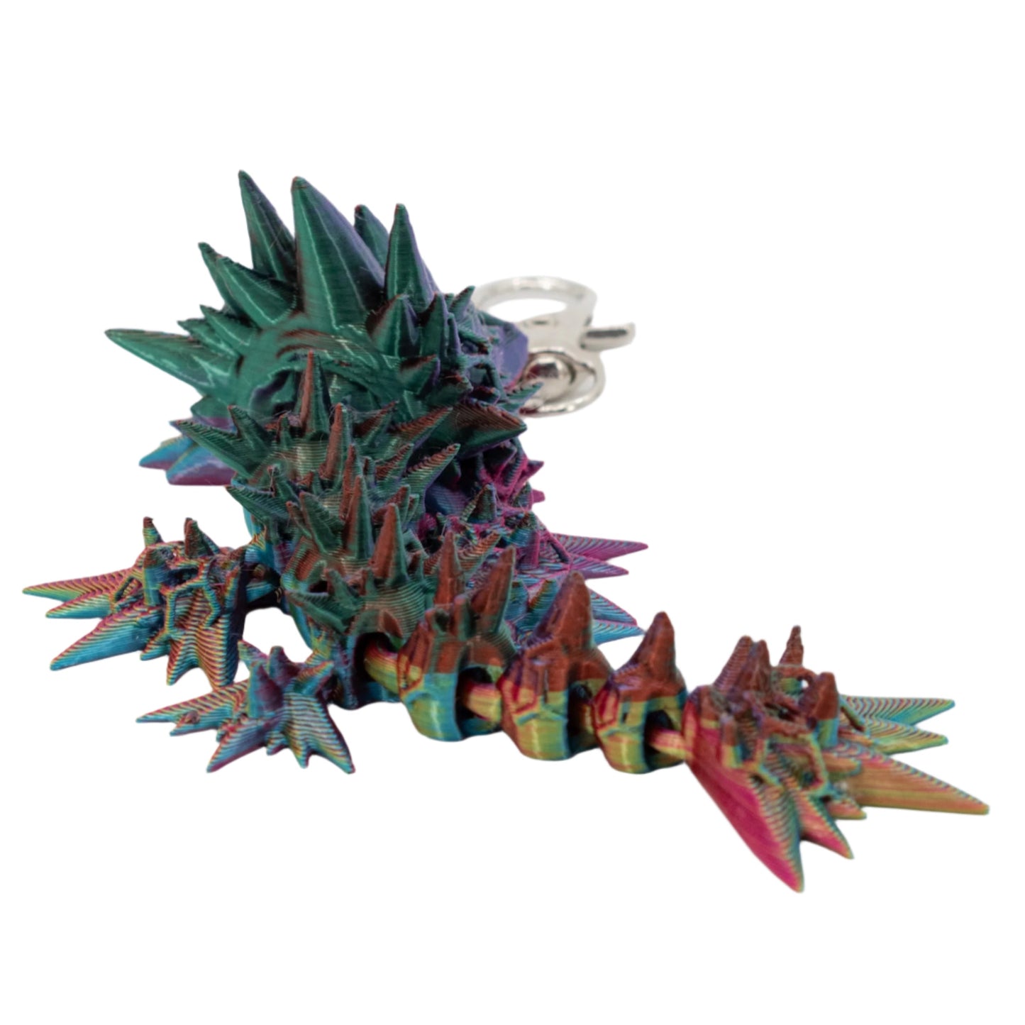 3D Printed Dragon Figurine Keychain | Multiple Colors | Black Sheep Products LLC