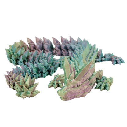 3D Printed Crystal Dragon | Multiple Colors | Black Sheep Products LLC