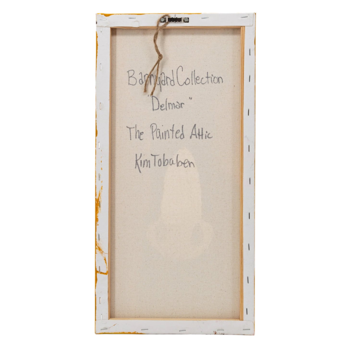 Delmar the Donkey Canvas Painting | 10" x 20" | The Painted Attic