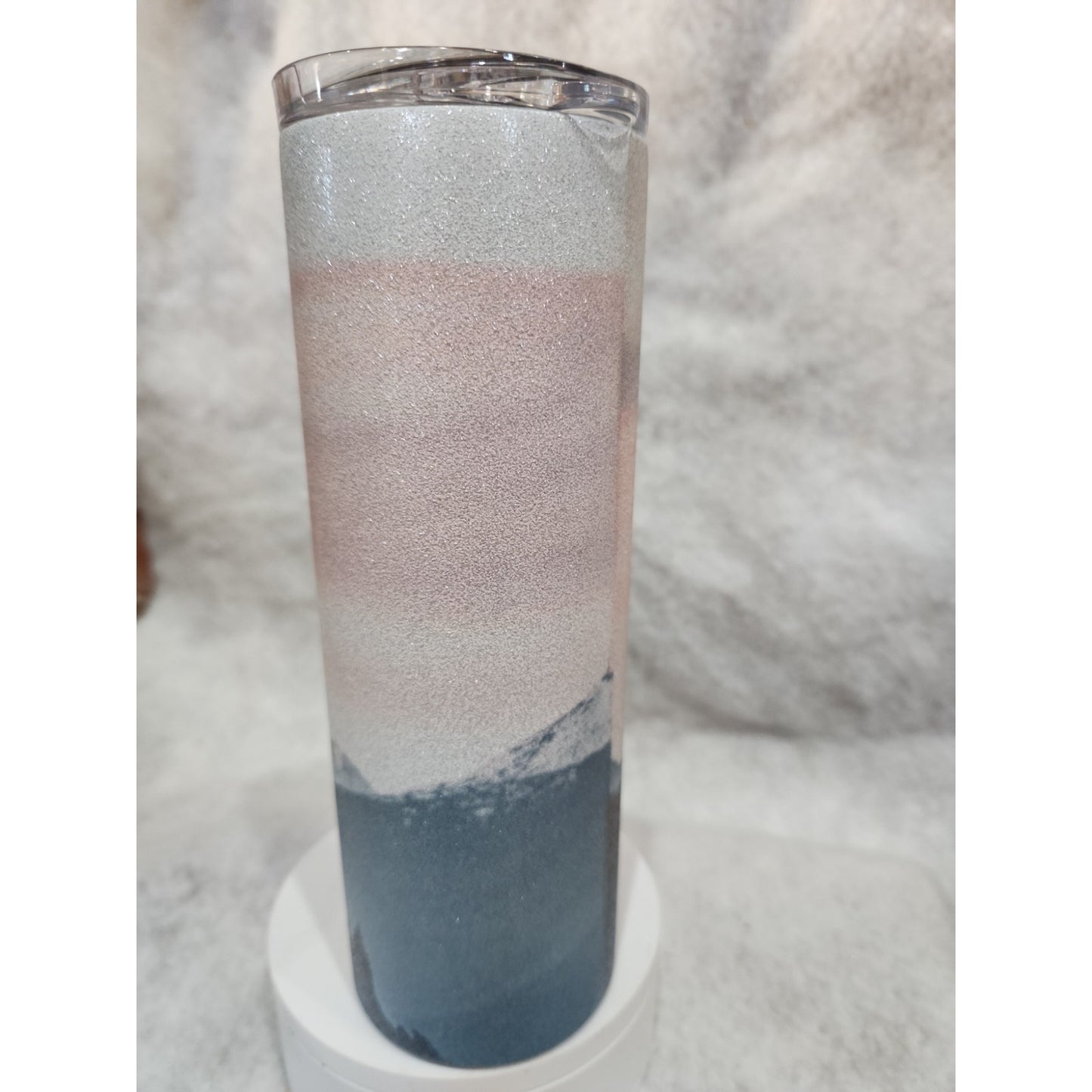 20 oz Stainless Steel Glitter Tumbler Life is Meant For Good Friends & Great Adventure tl6